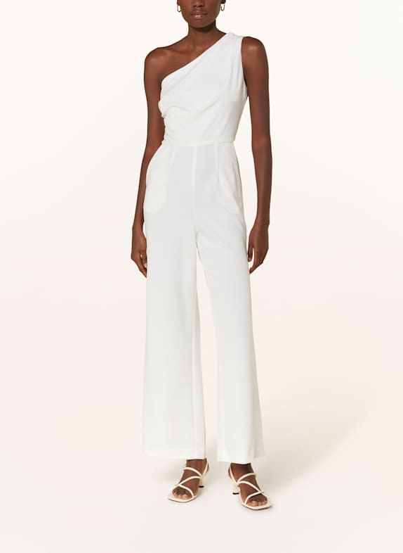 APART One-shoulder jumpsuit ECRU