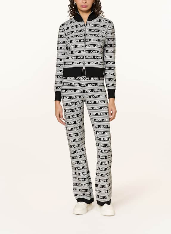 JOOP! JEANS Cardigan KADRI BLACK / WHITE