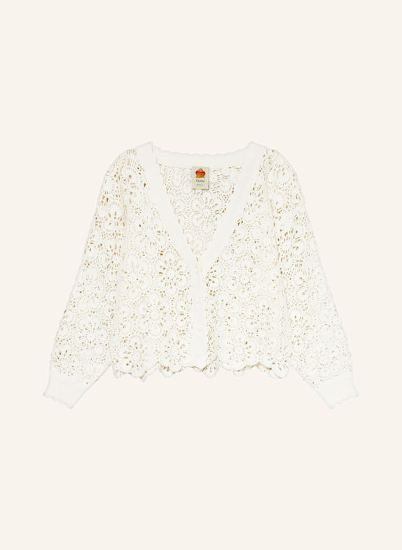FARM RIO Häkeljacke L0025 OFF-WHITE