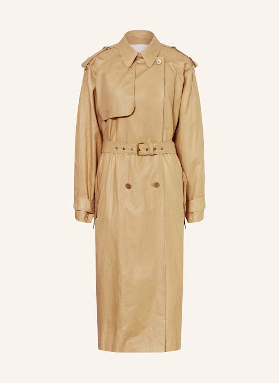 ISABEL MARANT Trenchcoat FREANNE mit Leinen CAMEL