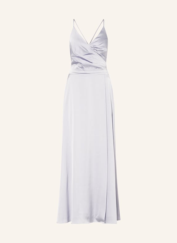 APART Abendkleid in Wickeloptik BLAUGRAU