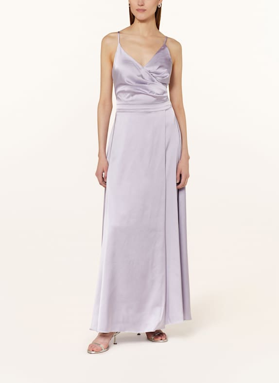 APART Abendkleid in Wickeloptik HELLLILA