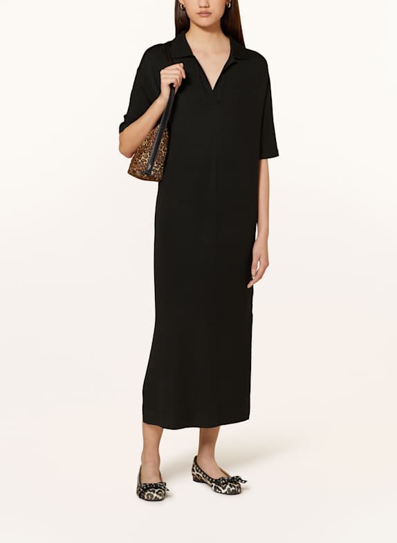 COS Kleid aus Merinowolle SCHWARZ