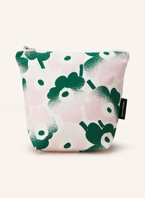 marimekko Kosmetiktasche MINI UNIKKO HÄIVÄHDYS KAJE WEISS/ ROSA/ DUNKELGRÜN