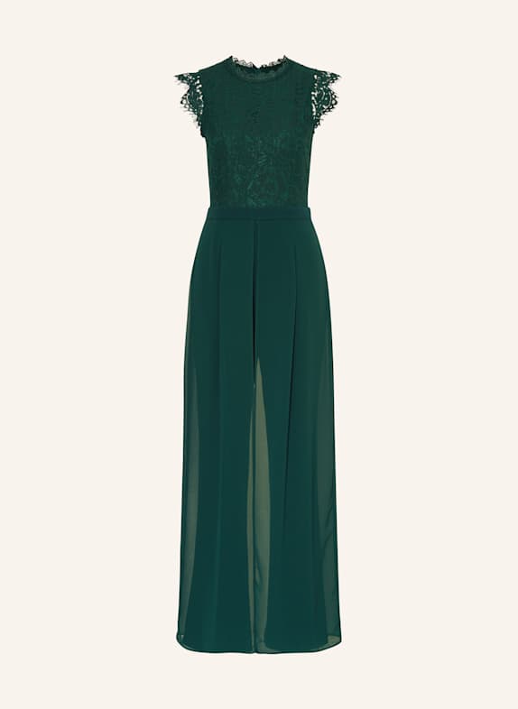 APART Jumpsuit mit Spitze DUNKELGRÜN