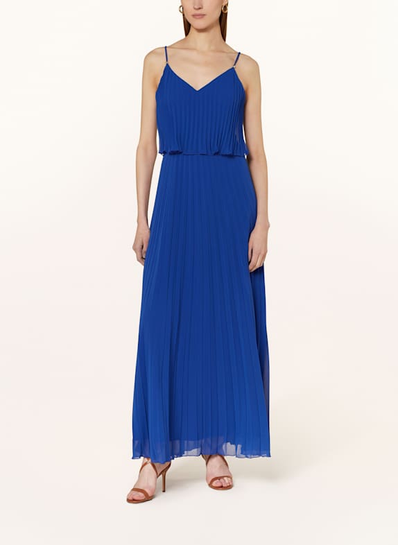 APART Abendkleid mit Plissees BLAU