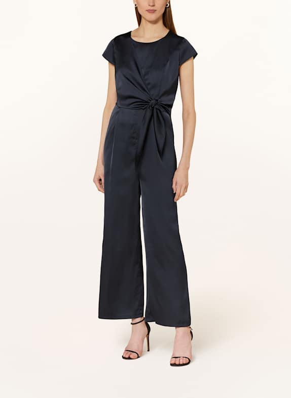 APART Satin jumpsuit DARK BLUE