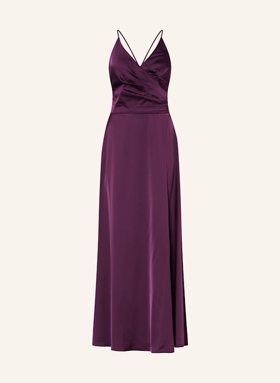 APART Abendkleid in Wickeloptik DUNKELLILA