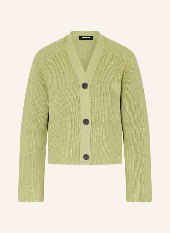WHISTLES Strickjacke NALA GRÜN