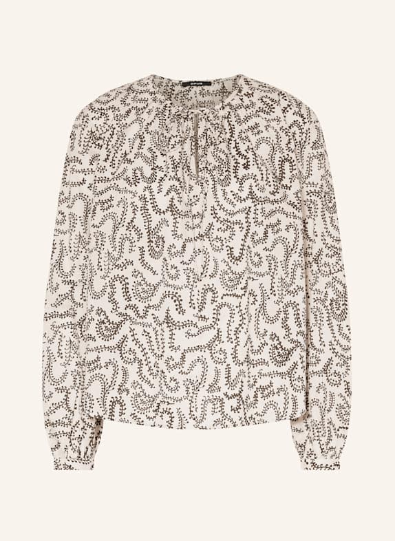 OPUS Blusenshirt FISANNA CREME/ SCHWARZ