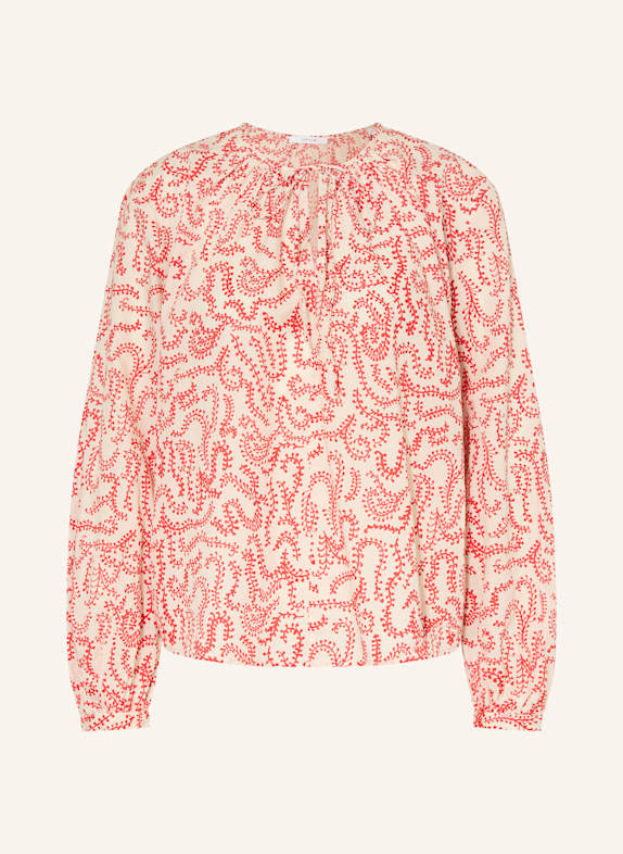 OPUS Blusenshirt FISANNA CREME/ ROT