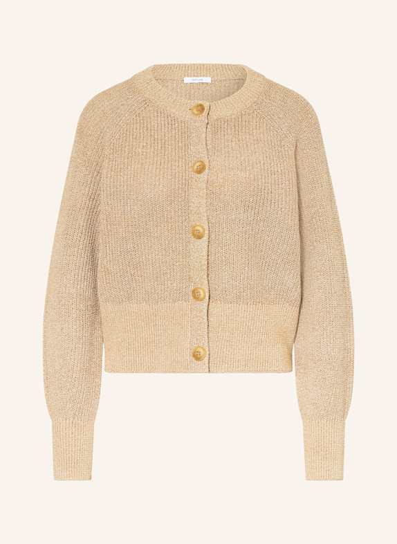 OPUS Strickjacke DOLPINE CAMEL