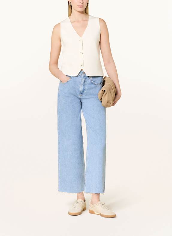 OPUS Gilet tricoté DIFORA ÉCRU