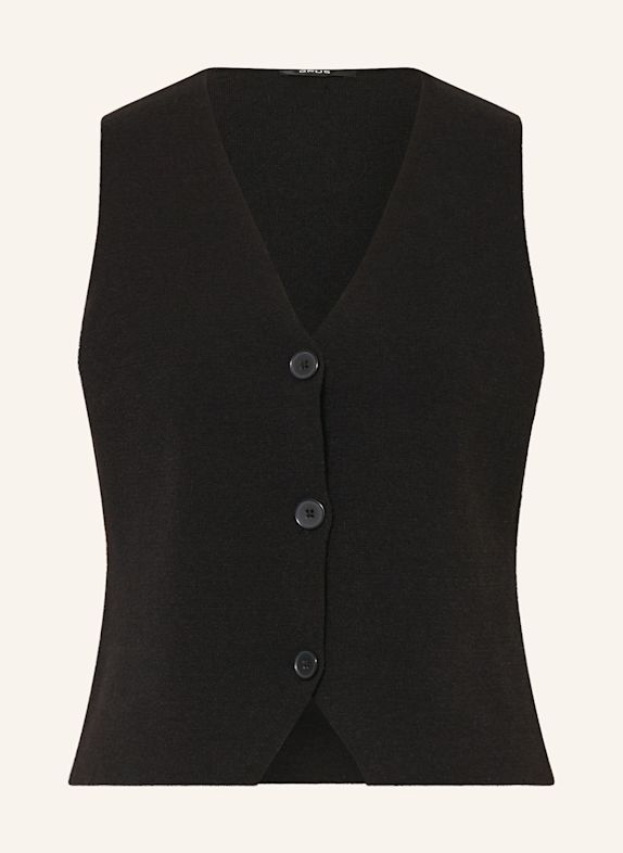 OPUS Strickweste DIFORA SCHWARZ