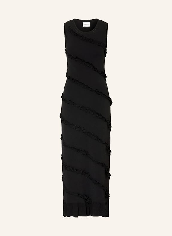 CLAUDIE PIERLOT Jerseykleid MIRCOLLE SCHWARZ