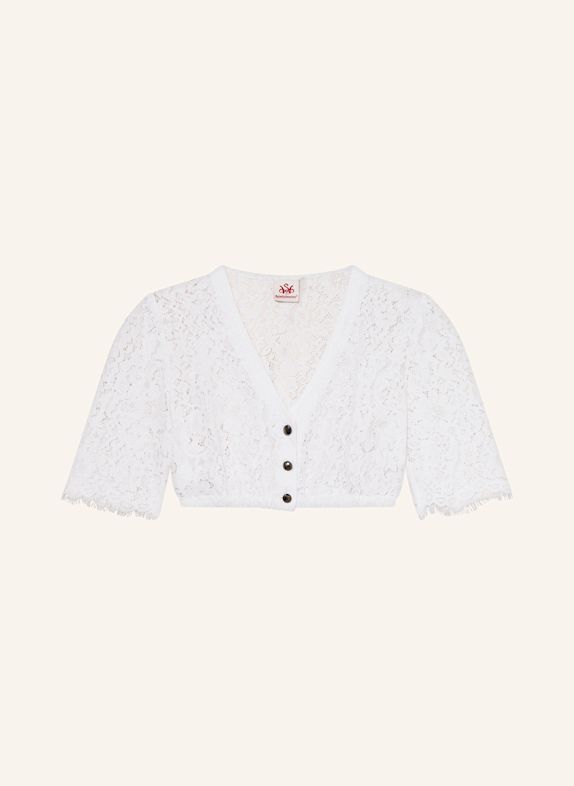 Spieth & Wensky Dirndlbluse EARLE aus Spitze WEISS