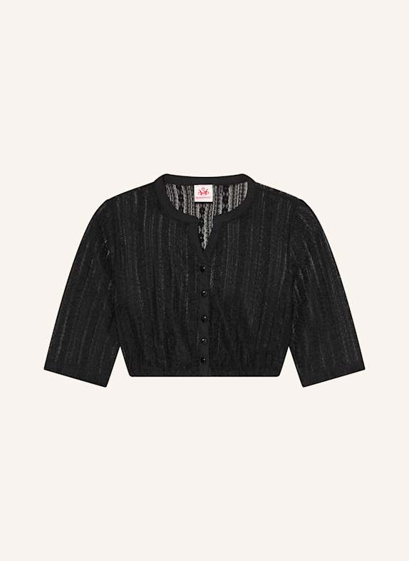 Spieth & Wensky Dirndlbluse FANNAH aus Spitze SCHWARZ