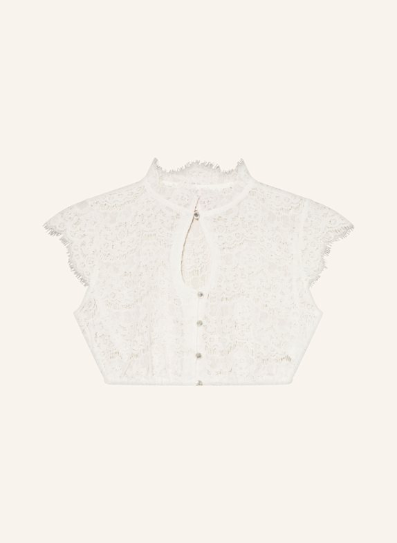 Spieth & Wensky Dirndlbluse FINESSE aus Spitze WEISS