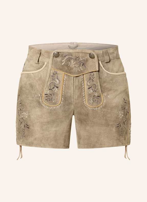 Spieth & Wensky Trachten-Lederhose FIONA GRAU/ DUNKELGRAU/ HELLGRAU