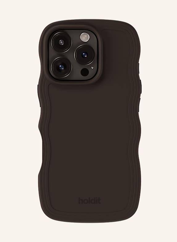 holdit Smartphone-Hülle WAVY DUNKELBRAUN