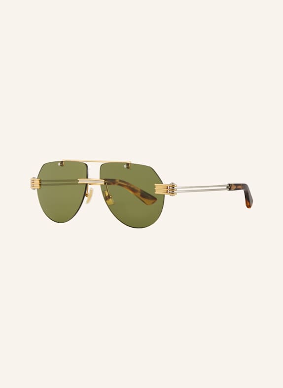 BOTTEGA VENETA Sonnenbrille 6J000458 2300J1 - GOLD/ GRÜN