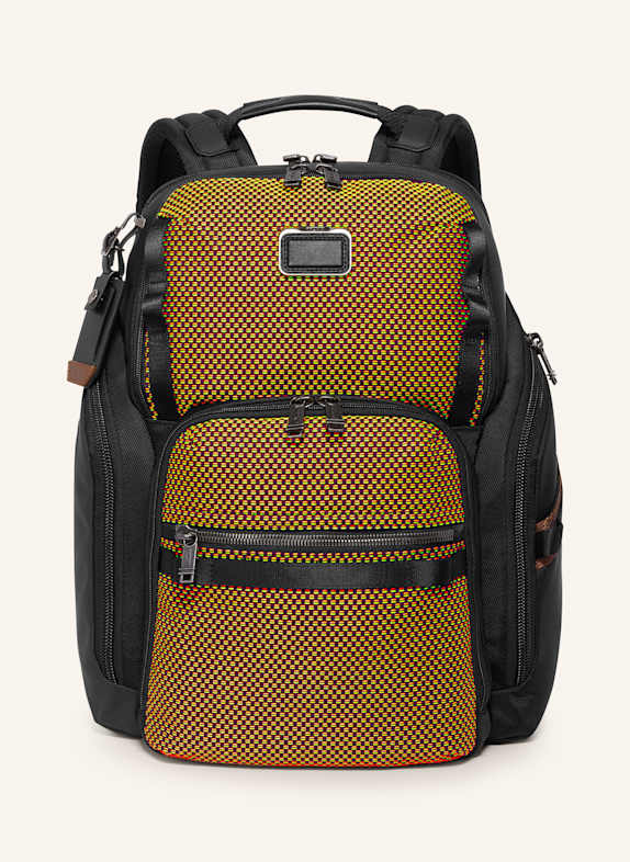TUMI ALPHA BRAVO Batoh SEARCH BACKPACK s přihrádkou na notebook ČERNÁ / ČERVENÁ