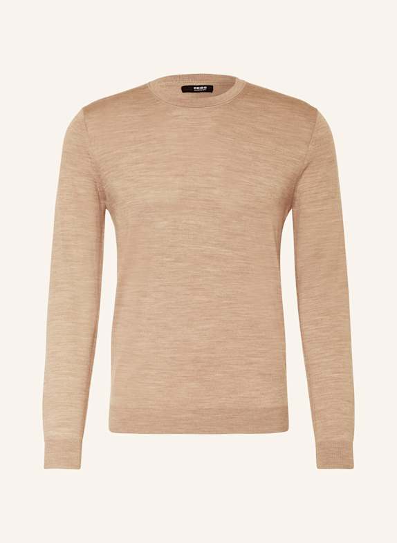 REISS Pullover HELLBRAUN