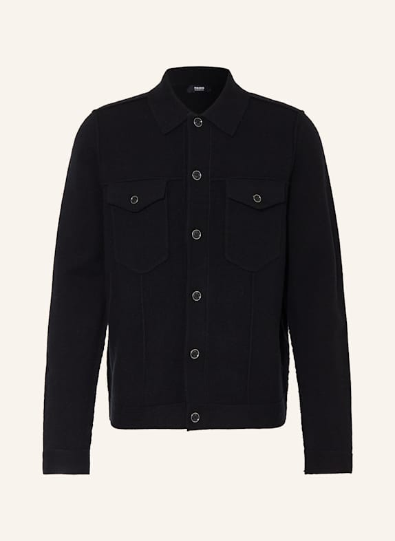 REISS Strickjacke SCHWARZ