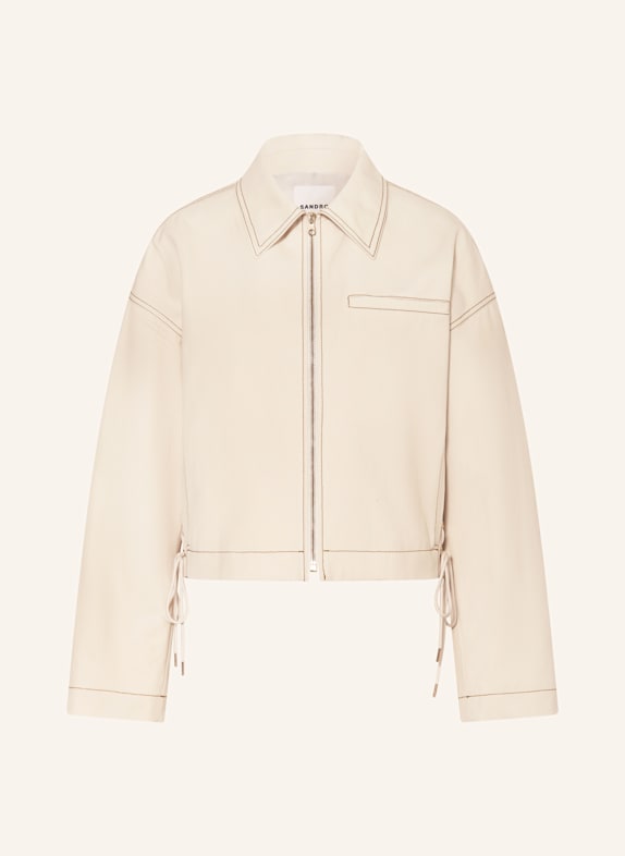 SANDRO Jacke CREME