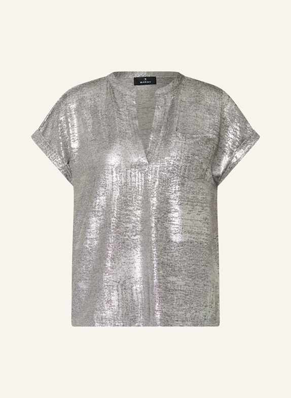 monari T-Shirt TAUPE/ SILBER