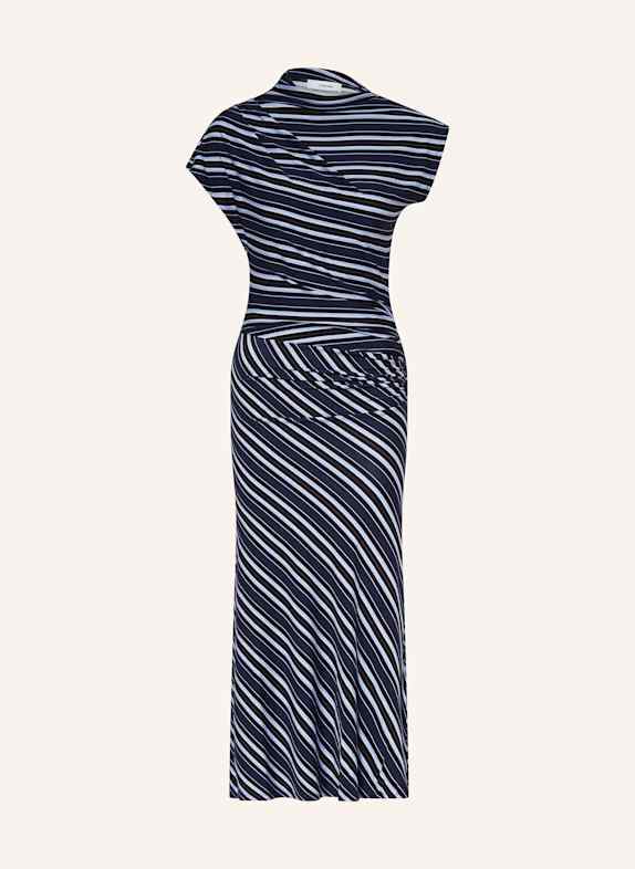 REISS Jerseykleid DILLON DUNKELBLAU/ SCHWARZ/ HELLBLAU