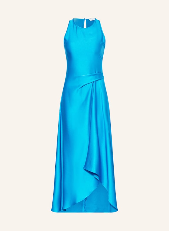 REISS Satinkleid NEONBLAU