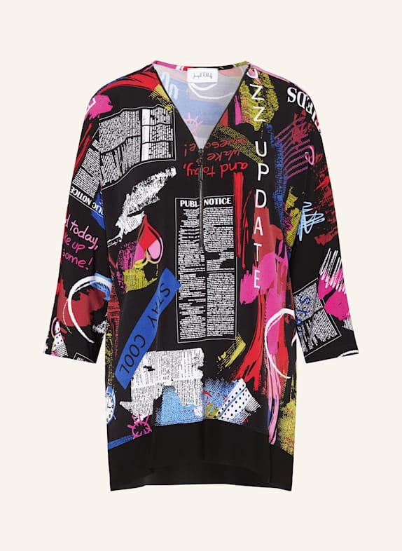 Joseph Ribkoff Salenshirt mit 3/4-Arm SCHWARZ/ PINK/ BLAU