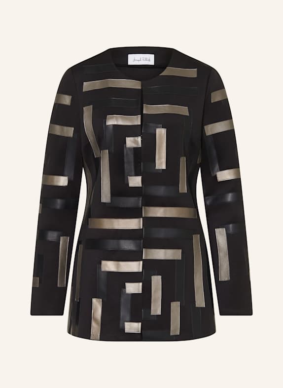 Joseph Ribkoff Kastenjacke SCHWARZ/ GRAU