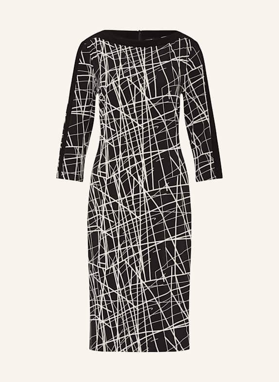 Joseph Ribkoff Etuikleid mit 3/4-Arm SCHWARZ/ CREME