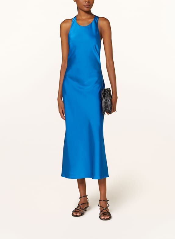 CLAUDIE PIERLOT Satinkleid BLAU