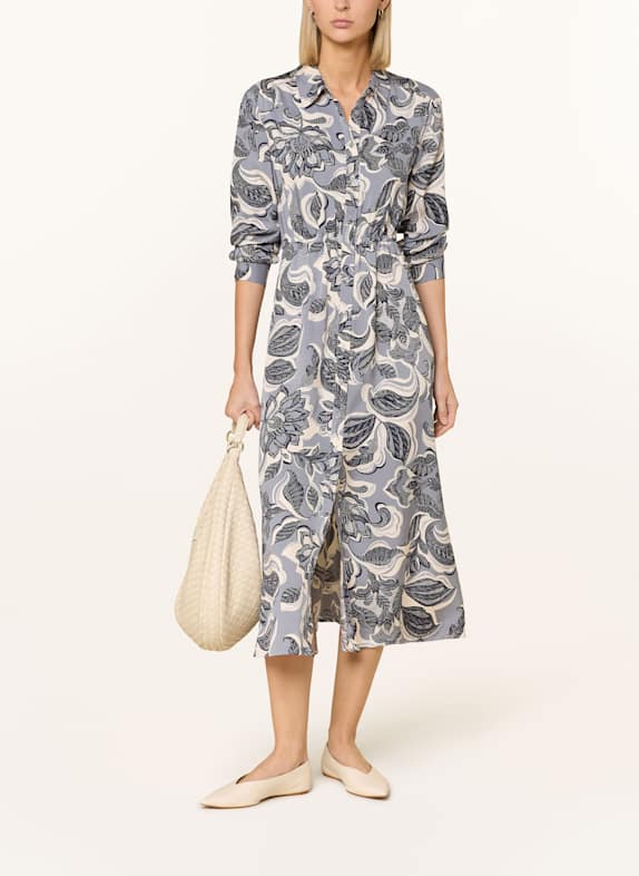 comma Shirt dress BLUE GRAY/ DARK BLUE
