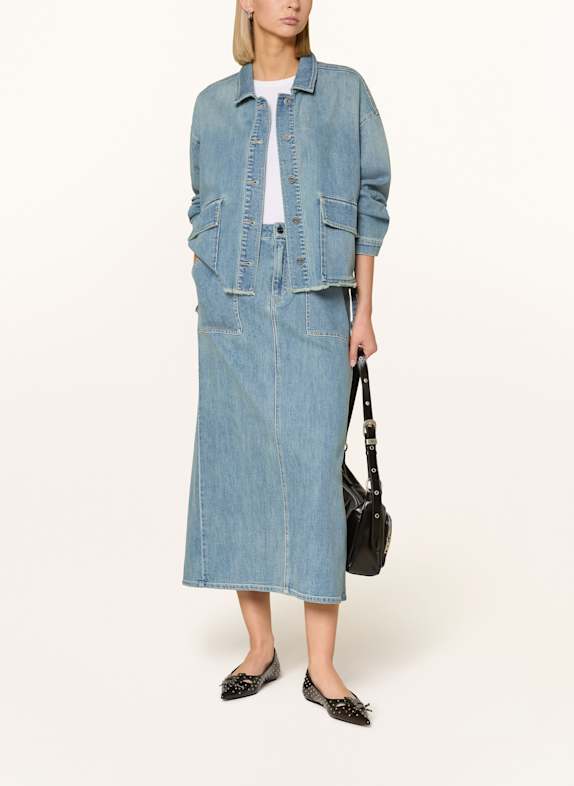 comma casual identity Jeansjacke BLAU