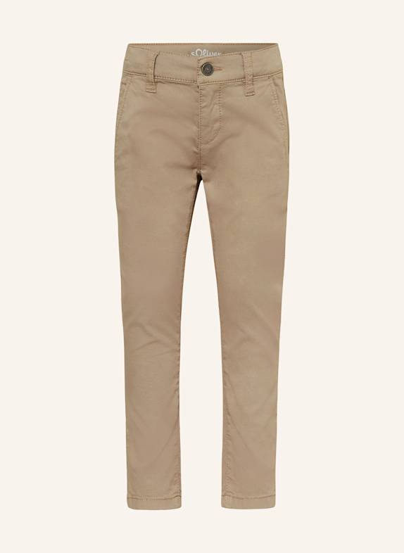 s.Oliver RED Chino Slim Fit HELLBRAUN