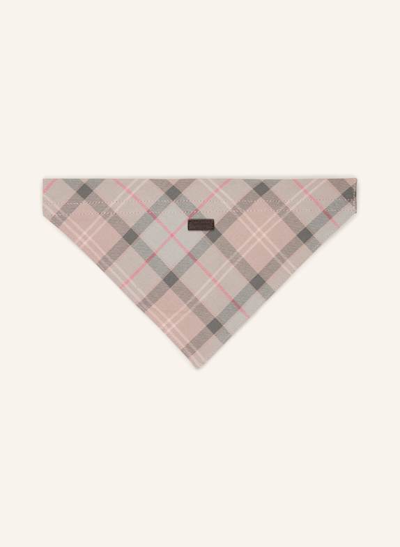Barbour Hunde-Bandana TARTAN HELLGRÜN/ ROSÉ/ HELLROSA