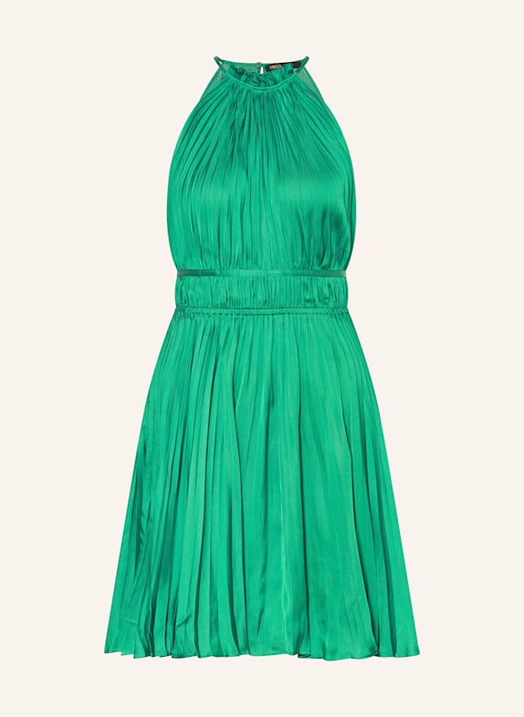 maje Kleid mit Plissees GRÜN