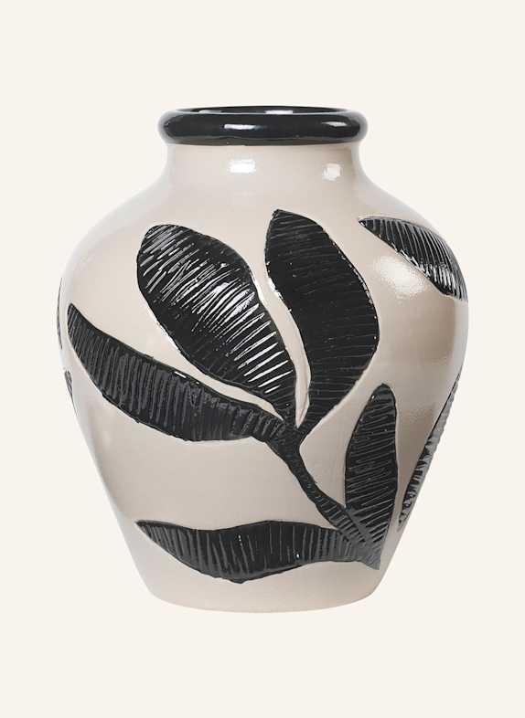 BROSTE COPENHAGEN Vase HERBERT SMALL SCHWARZ/ WEISS