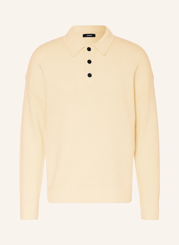 REISS Strick-Poloshirt JACOB CREME