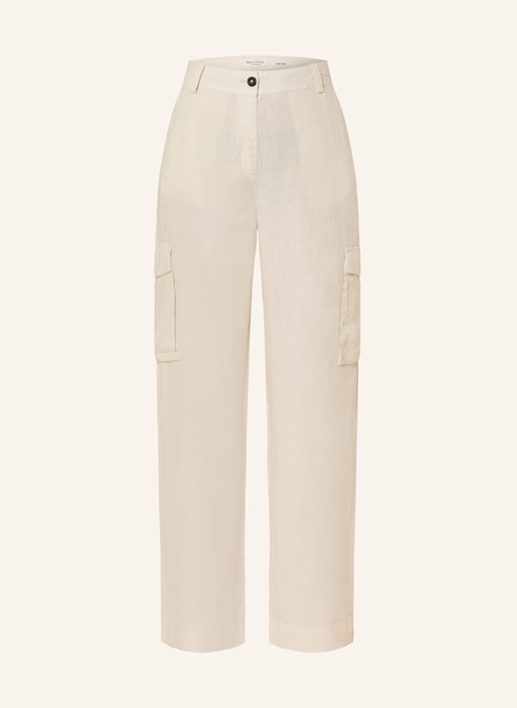 Marc O'Polo Cargohose aus Leinen ECRU