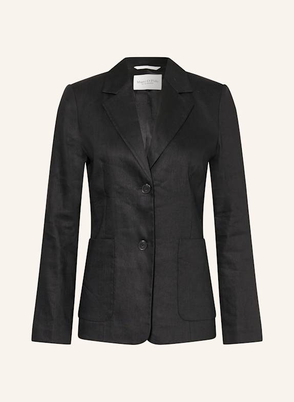 Marc O'Polo Blazer mit Leinen SCHWARZ