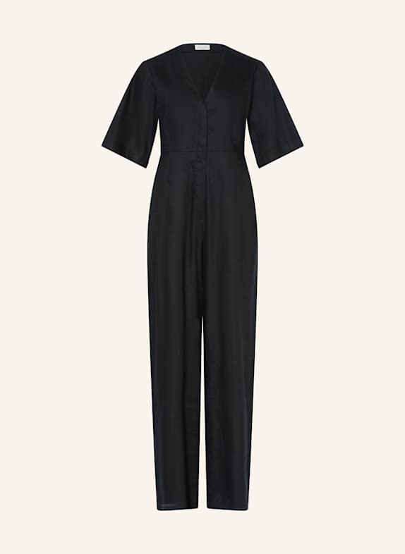 Marc O'Polo Jumpsuit with linen BLACK