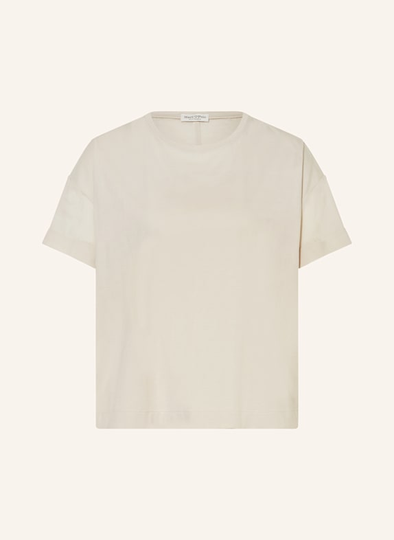 Marc O'Polo T-Shirt im Materialmix BEIGE