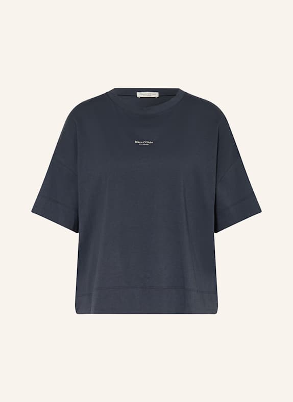 Marc O'Polo T-Shirt DUNKELBLAU/ CREME