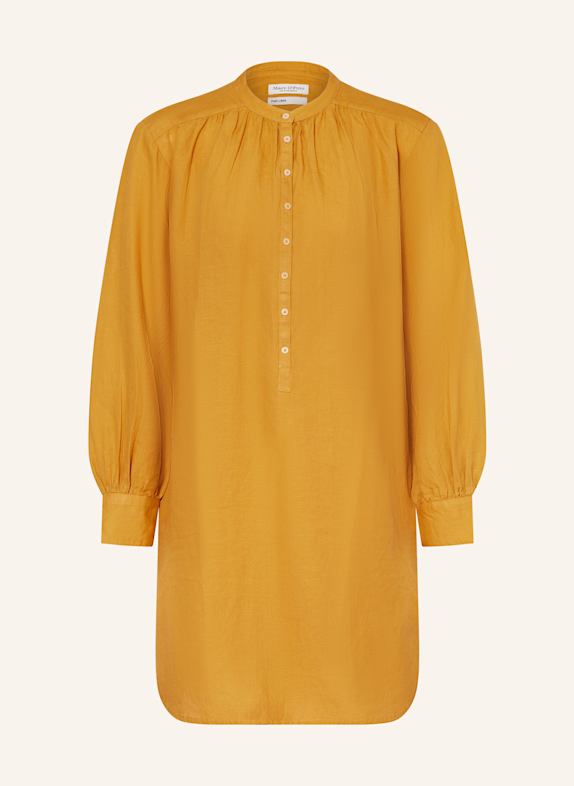 Marc O'Polo Leinenkleid DUNKELGELB