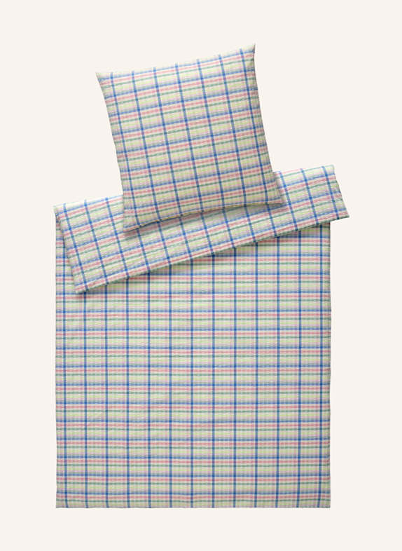 elegante Bettwäsche GUDHJEM BLAU / GRÜN / CREME
